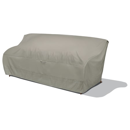 Classic Accessories Weekend 85" Outdoor Sofa Cover w/ Duck Dome, Moon Rock WSO873735